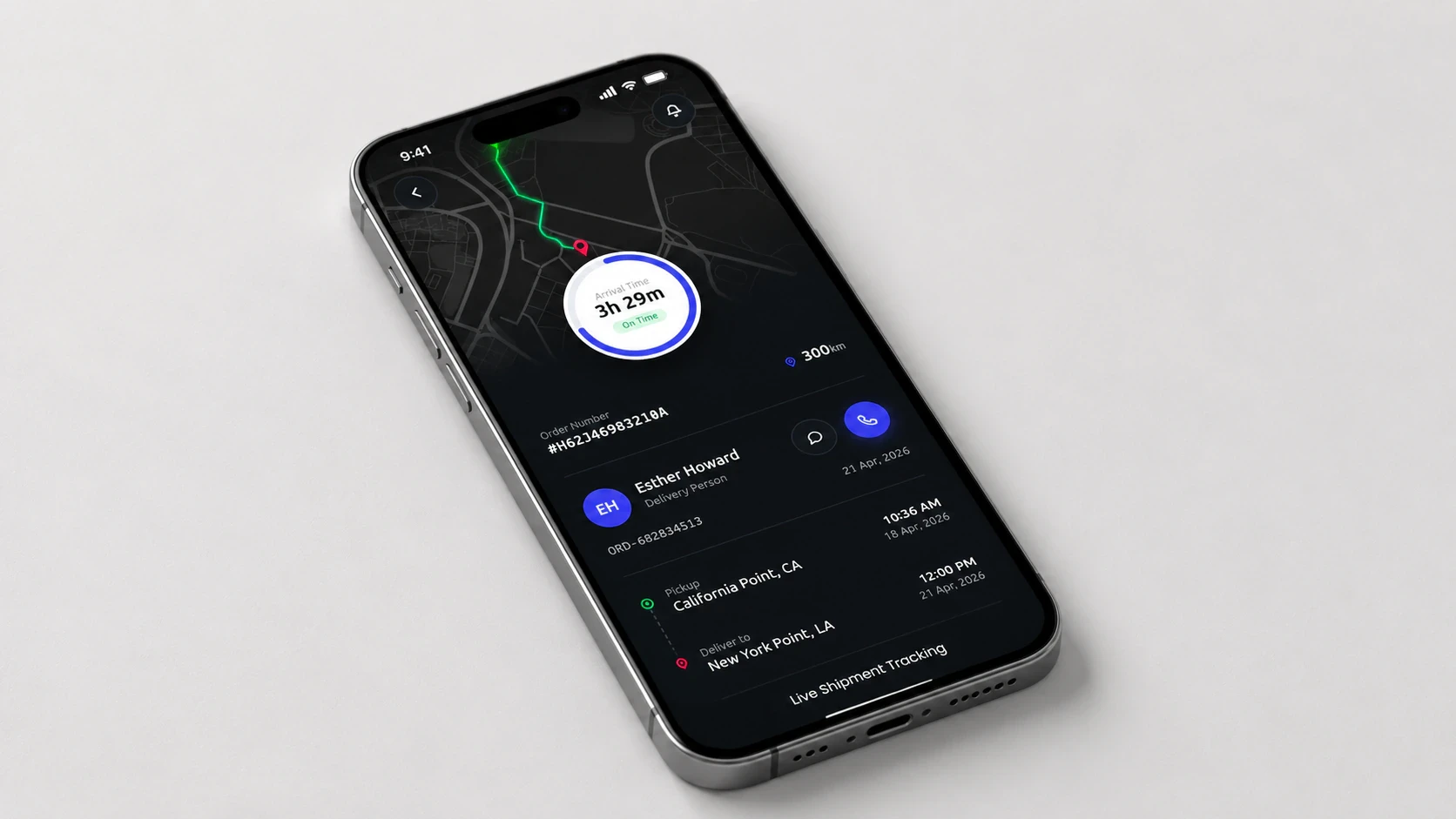 Boxline Logistics, Track a delivery live