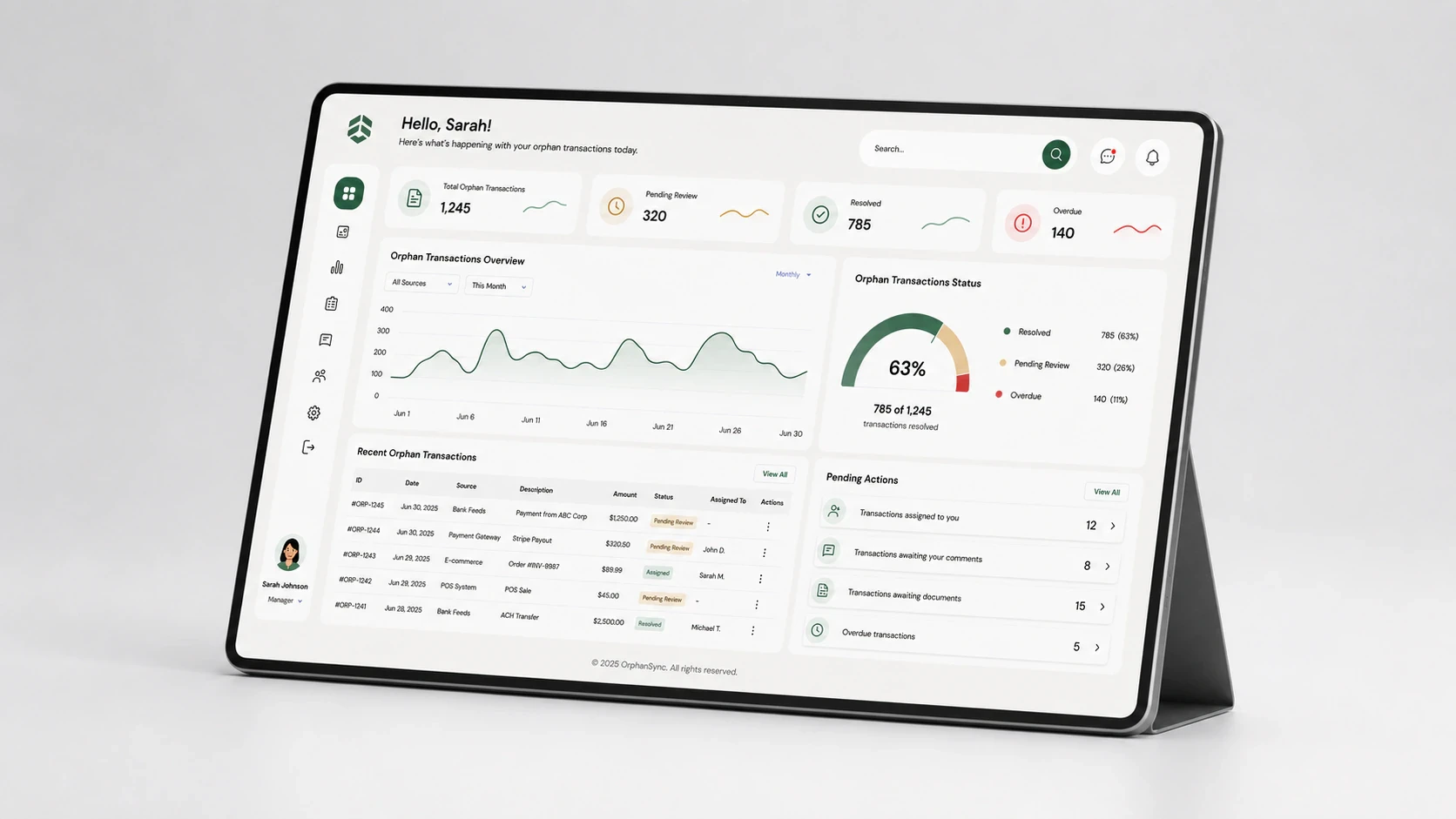 Flow Folio, Where the finance team starts the day
