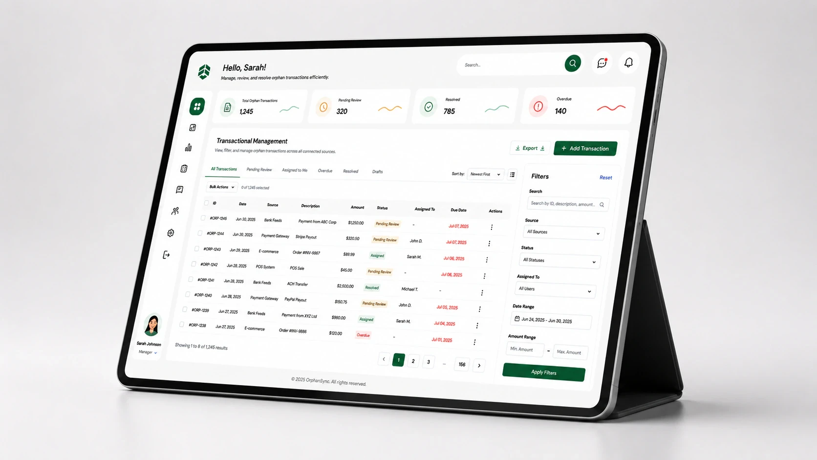 Flow Folio, Work the queue down